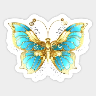 Mechanical Butterfly ( Steampunk butterfly ) Sticker